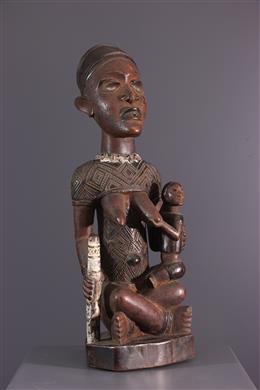 Art africain - Figure de maternité Phemba Yombé