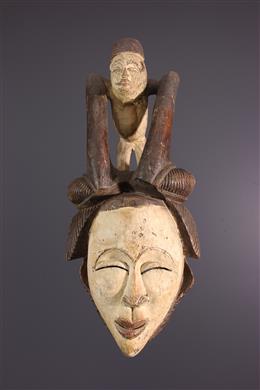 Art africain - Masque africain Lumbu du Gabon