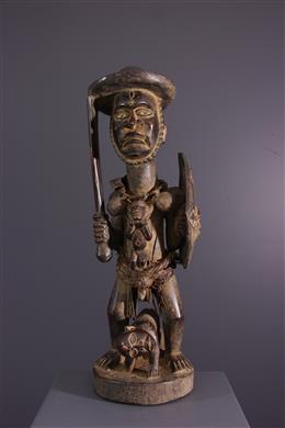 Art africain - Figure de pouvoir Kongo Solongo