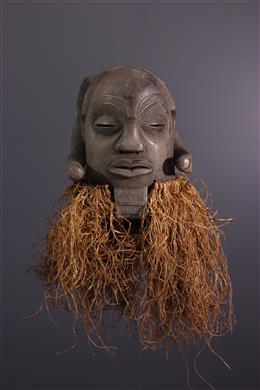 Art africain - Masque heaume anthropo-zoomorphe Luba