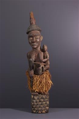 Art africain - Maternité faîtière - Pende - Congo RDC