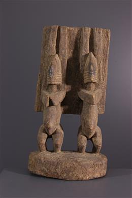 Art africain - Couple Dogon aux bras levés
