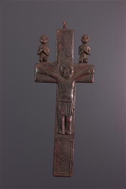 Art africain - Crucifix Kongo Nkangi Kiditu