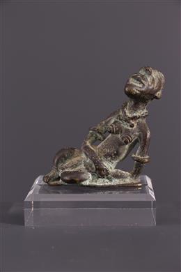 Art africain - Statuette Dogon en bronze
