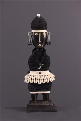 Art africain - Poupée perlée dAfrique du sud