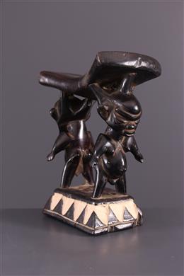 Art africain - Appuie-tête Pende