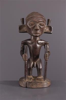 Art africain - Figure de chef Tschokwe