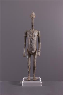 Art africain - Statuette Lobi en bronze