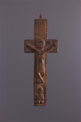 Art africain - Crucifix Kongo Nkangi Kiditu