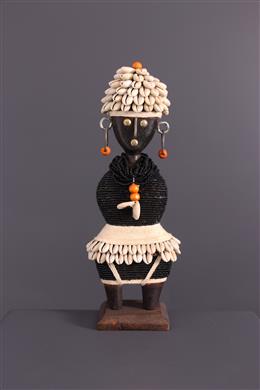 Art africain - Poupée perlée dAfrique du Sud