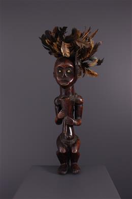 Art africain - Statue de gardien de reliquaire Byeri Fang