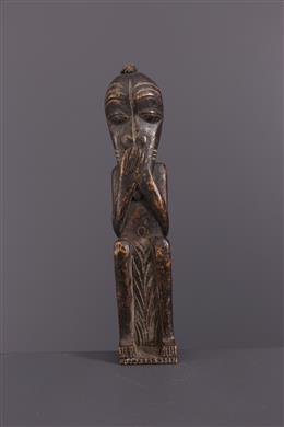 Art africain - Statuette fétiche Kongo "muet" / Sundi