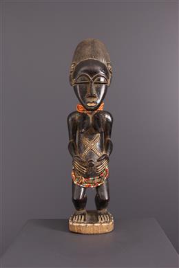Art africain - Statue féminine Baule Blolo bia