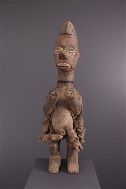 Art africain - Statue récipient Kumbu di mpemba Yaka