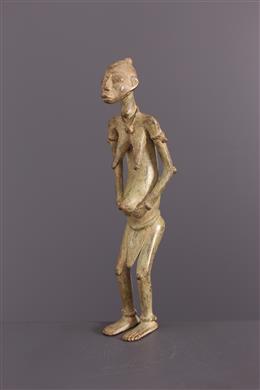 Art africain - Figure Lobi en bronze