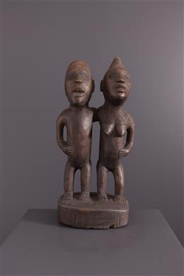 Art africain - Figures de couple Kakongo Lemba