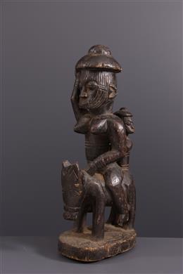 Art africain - Figure de cavalier Urhobo Iphri
