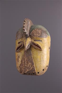 Art africain - Masque gallinacée Luba / Zela Kifwebe