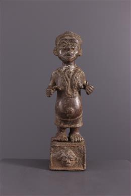 Art africain - Nain de cour Bénin en bronze