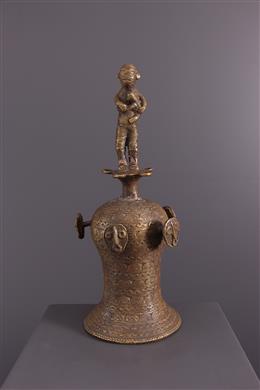 Art africain - Cloche rituelle Tikar en bronze