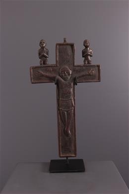 Art africain - Crucifix Kongo Nkangi kiditu