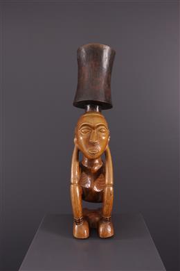 Art africain - Mortier rituel Luntu/Lulua