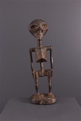 Art africain - Statuette squelette Luba/Songye