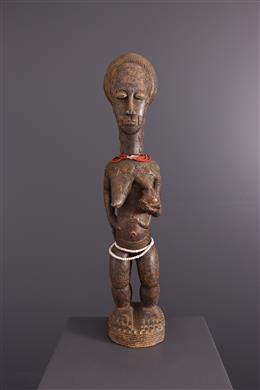 Art africain - Statue de maternité Baule